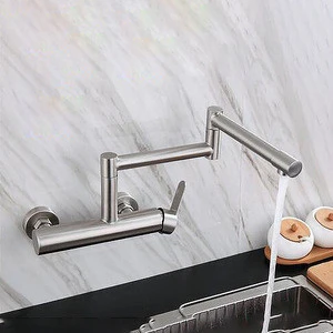 Folding Kichen Sink Faucet x6002 360 Swivel Single Handle Shower Faucet Sets Chrome Finlish Waterfall Mixer Tap Accessories