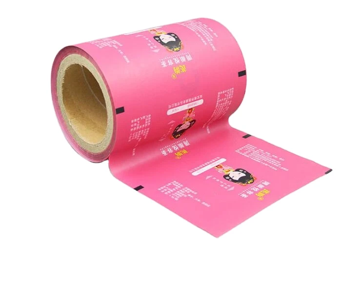 Food grade biodegradable food packaging plastic roll film/ roll laminating automated packing film for food