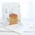 Import Food Grade Sealable Plastic Lined Pastry Bakery White Kraft Paper And Plastic Bread Bag With Window from China