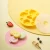 Import Food grade silicone cake molds 2021 new product baking tools yellow cute animal silicone molds cake from China