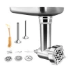 Food/meat Grinder Attachment For KitchenAid Stand Mixers Includes 2 Sausage Filler Tubers, 4 grinding plates