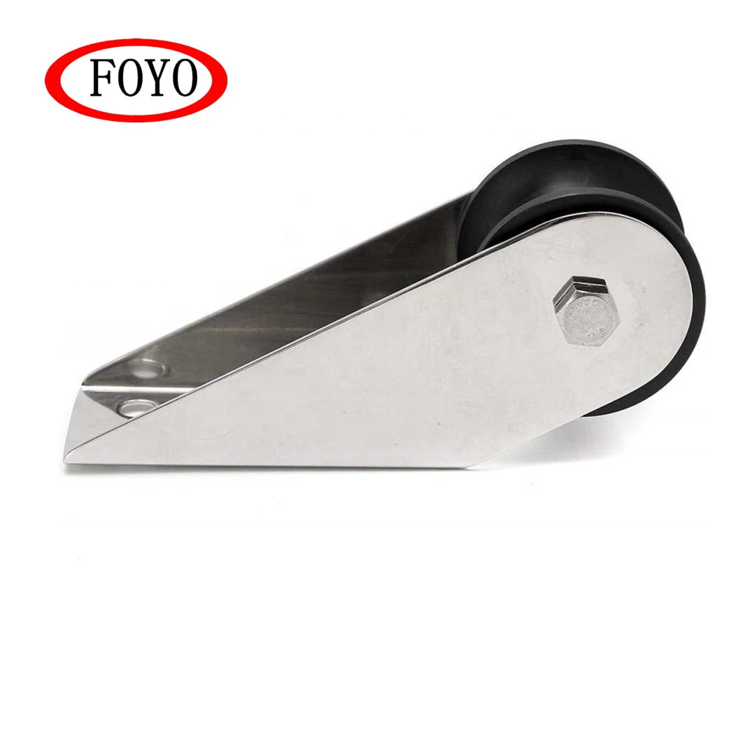 Foyo Brand New Design Stainless Steel 6-1/4&#x27;&#x27; Bow Anchor Roller Lift Roller for Boat and Kayak and Sailboat