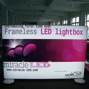 Frameless standing aluminium profile led backlit advertising light box led outdoor advertising board outdoor sign