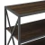 Import Free Sample Home Furniture Industrial Style Furniture Bookcase Metal 3-tier Metal And Wood Bookshelf from China