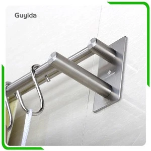 free samples 201 or 304 wall mounted stainless steel double towel rack