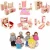 Import Free Ship Wooden Furniture Dolls House Family Person Figures Miniature Set Doll Toys Pretend Play Dollhouse For Kids Child Play from China