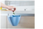 Free shipping plastic kitchen trash can portable  trash bin trash rack