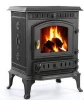 freestanding solid fuel cast iron wood burning stove