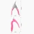 Import French Edge Nail Tip Cutter Plastic handle U-shaped Nail Clipper for nail tool from China