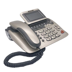 FSK/DTMK Wired Corded Telephones Corded Phone 5 Levels Ring Volume Caller ID Speaker Analog Phone