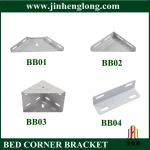 Furniture hardware accessories corner bracket for bed frame