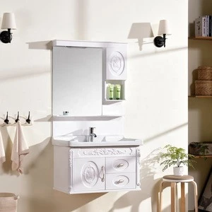 Furniture manufacturing washroom cabinets pvc bathroom mirror cabinet