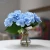 Import Fuyuan Nearly Natural Blooming Hydrangea in Vase Silk Printing Hydrangea Bridal Bouquets for Decoration from China