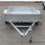 Import Galvanised single axle steel trailer 7x5ft fully weld, hot dipped galvanized car trailer, single axle box trailer 7x5ft from China