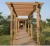Import Garden buildings arbours outdoor project decorative gazebo anti-UV termite resistant weather resistant WPC composite pergola from China