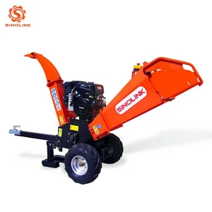 Garden wood chipper  tree machine wood chipper cutting with 14HP Kohler  Electric start Gasoline Engine