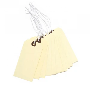 Garment Clothing Kraft Swing Manilla Paper Hang Tag with String