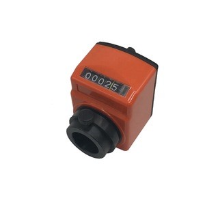 Germany Quality 10 Series Hollow Shaft 25mm or 30mm Bore 5 Digits position indicator Digital Counter Orange and Black