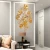 Import Ginkgo leaf wall clock living room creative fashion mute silent home light luxury personality simple wall mounted hanging clock from China