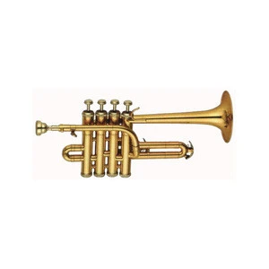 Gold Lacquer Body Piccolo Trumpet