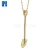Import Gold shovel spade charm pendant shovel spade trowel charm with chain from China