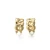 Import Golden Chain Winding Hollow Earrings Women Ear Jewelry 925 Silver Needles Earrings from China