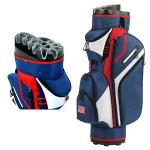 Golf Cart Bag With 14 Way Molded Organizer Divider Top Comfortable Padded Strap Golf Storage Bag Professional Golf Supplier