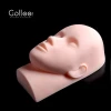 Gollee Eyelids Lash Eyebrow Real Feel Advanced Practice Realistic Head Kit With For Training Eyelash Mannequin Head