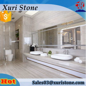 Good quality &amp; best price greece white wooden vein marble