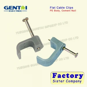 Good Quality Cheaper cement nail plastic circle cable clip