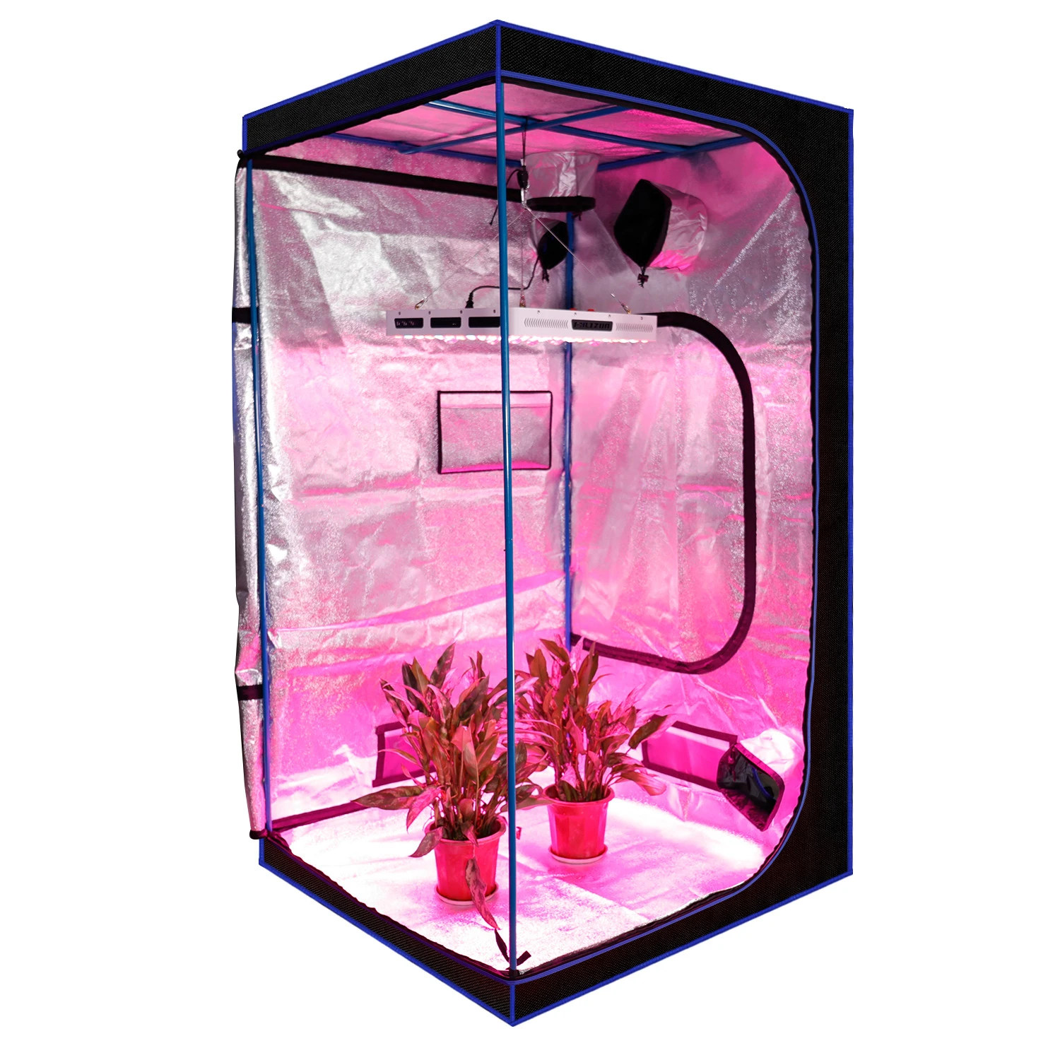Greenhouse hydroponics Reflective waterproof indoor grow tent grow room  kits 4x4 US fast shipping