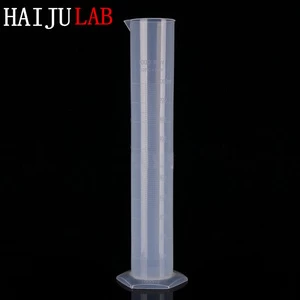 HAIJU LAB Manufacture Graduated 1000Ml Clear Plastic Measuring Cylinder