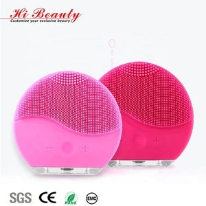 Handheld Multi function portable silicone facial cleansing brush for All Skin Type