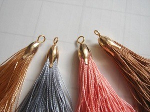 Handmade Silk Thread Tassel for Jewelry Making