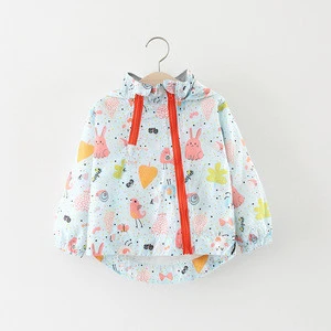 Hao Baby Korean Childrens Clothing Wholesale New Solid Color Multi-Print Diagonal Zipper Windbreaker Autumn Childrens Jacket