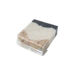 Heat seal pouch for storage beans snack pack side gusset bags