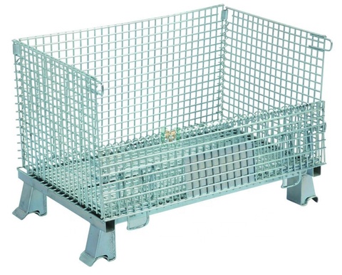 Buy Heavy Duty Industrial Stackable Storage Containers Metal Pallet ...