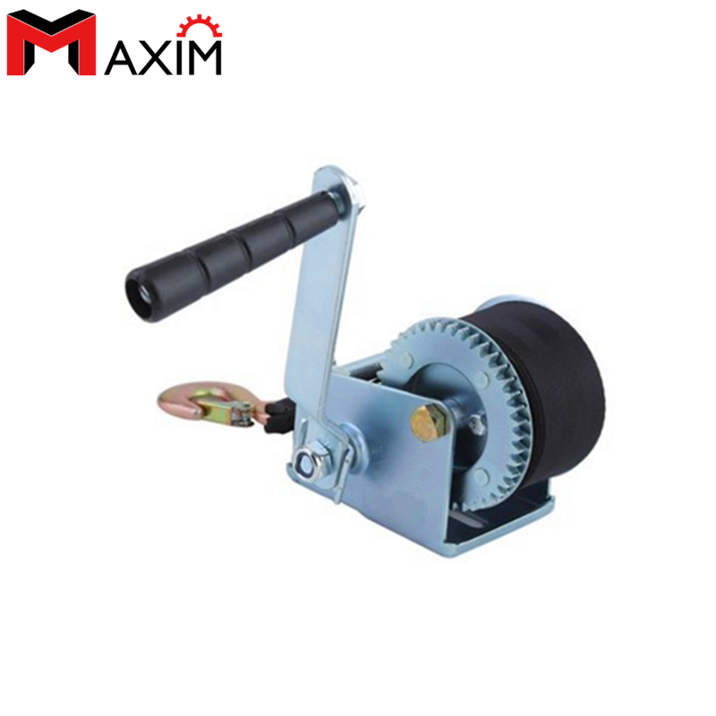 Heavy Duty Reversible Crank Handle Hand Winch With Cable