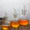 High Borosilicate Glass Oil Pot Kitchen Supplies With Lid Seasoning Material Oil Pot