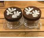 High Class Acrylic Box Mother of Pearl Inlay Home Decoration Storage Boxes & Bins Food Container Modern Round Flexible Glossy