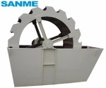 high cleaning degree spiral bucketed sand washer and gravel wash plant
