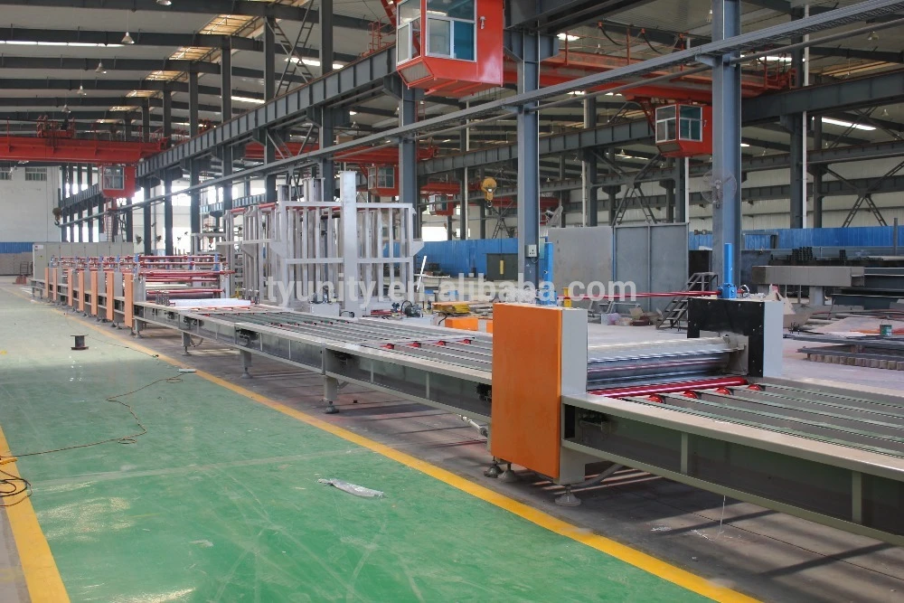 high efficiency fully automatic magnesium oxide mgo board  machine