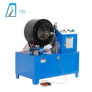 High pressure hydraulic rubber product making machinery and CE certified dx68 hose crimping machine