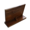 High quality acacia wood magnetic knife block for kitchen