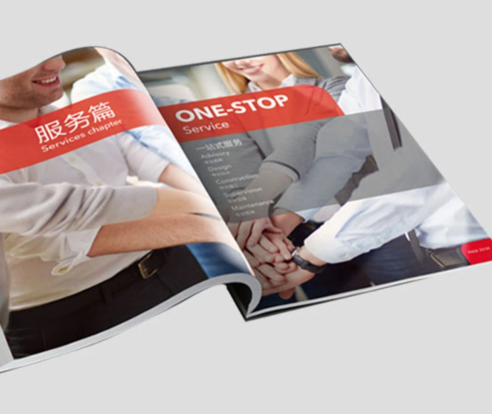 high quality cheap price A4 A5 magazine custom book catalog booklet  brochure printing