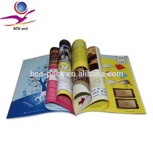 High quality China factory low cost glossy magazine printing