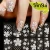 Import High Quality Colorful and fashion water transfer polish Art decal 3d gel designer nail sticker from China