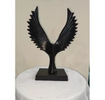 High Quality Custom Wholesale Modern Design Cast Brass and Aluminium Sculptures for Home Wall Decor with Base Metal