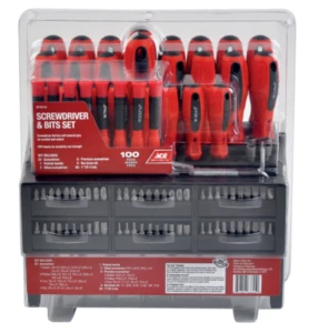 high quality hand tools set 100 piece magnetic screwdriver set