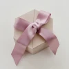 High Quality Hexagon Pink Paper Gift Box with Silk Ribbon